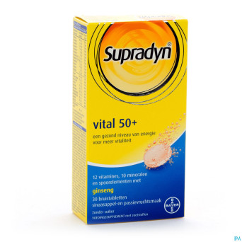 Supradyn vital 50+    tabl efferv. 30