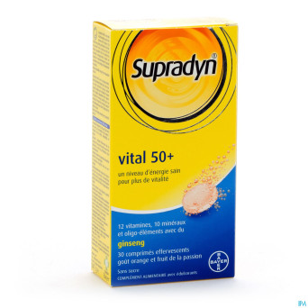 Supradyn vital 50+    tabl efferv. 30