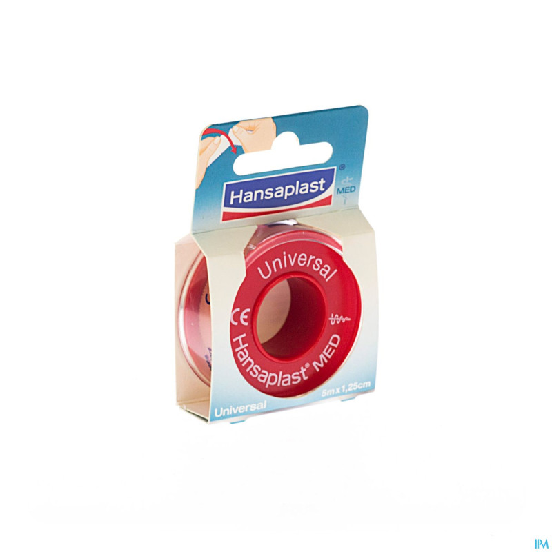 Hansaplast med sparadrap universal 5mx1,25cm 47942