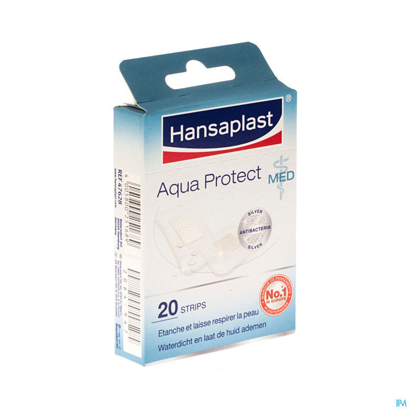 Hansaplast med aqua protect    strips 20 47628
