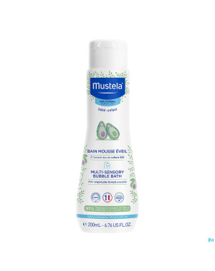 Mustela pn bain mousse eveil nf 200ml