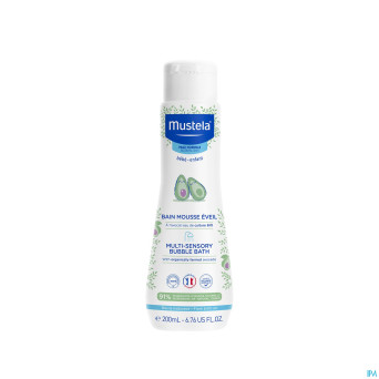 Mustela pn bain mousse eveil nf 200ml