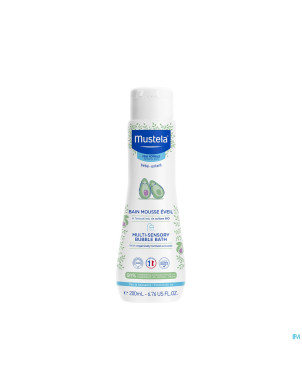 Mustela pn bain mousse eveil nf 200ml