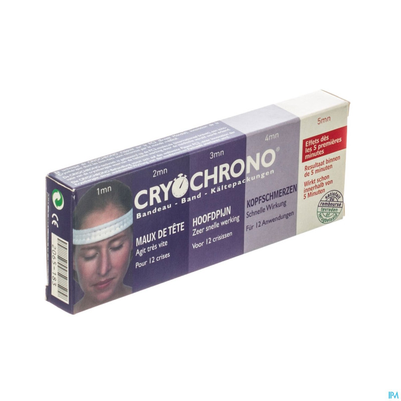 Cryochrono bandeau pour maux de tete 2