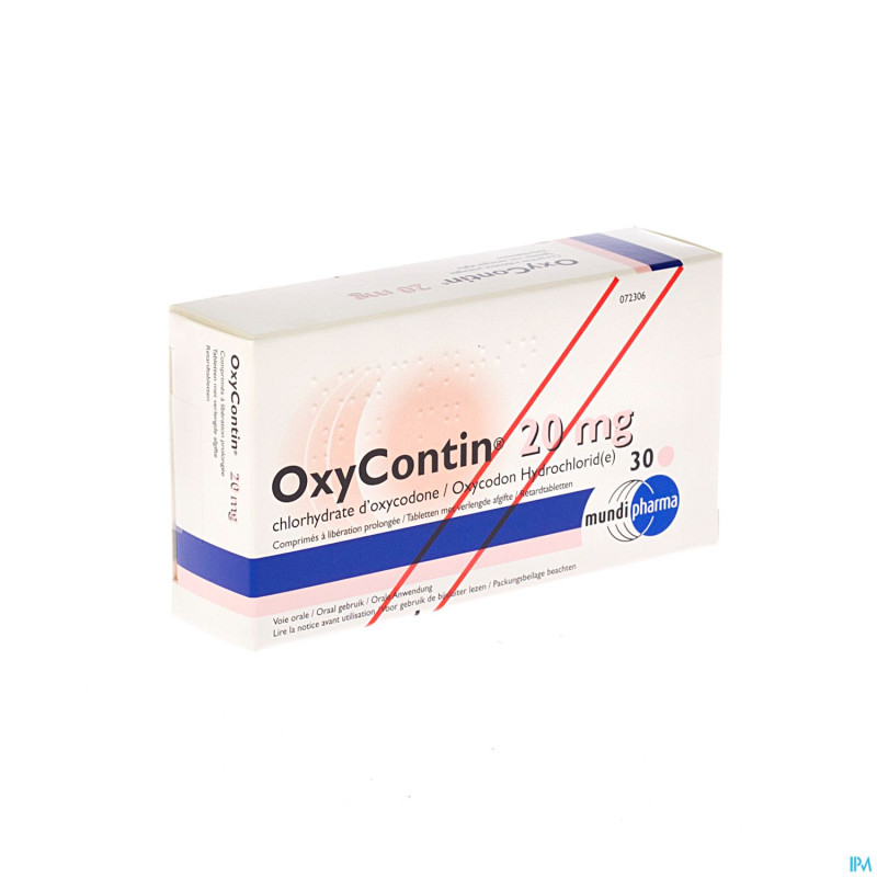 Oxycontin tabl 30 x 20 mg