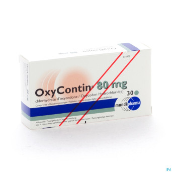 Oxycontin tabl 30 x 80 mg