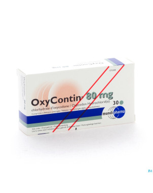 Oxycontin tabl 30 x 80 mg