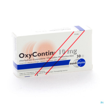 Oxycontin tabl 30 x 10 mg