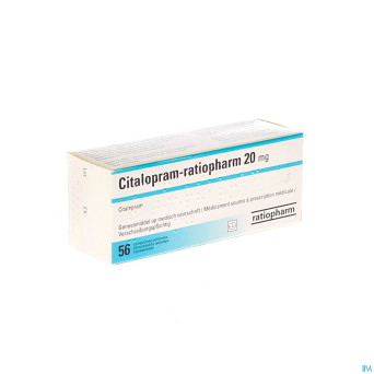 Citalopram ratiopharm comp 56 x 20mg