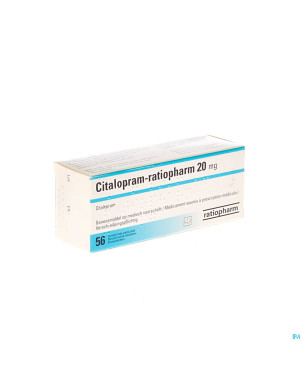 Citalopram ratiopharm comp 56 x 20mg