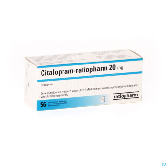 Citalopram ratiopharm comp 56 x 20mg
