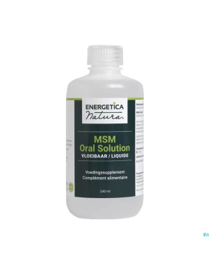 Msm oral energetica    sol 240ml