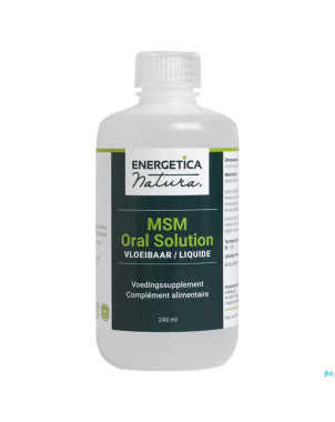 Msm oral energetica    sol 240ml