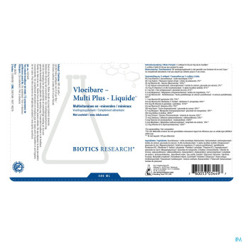 Multi plus liquide biotics    480ml