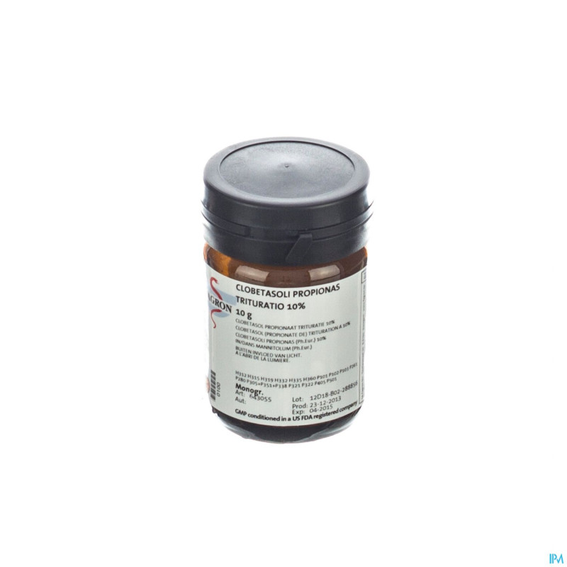 Clobetasol propionate 10% trit. pdr 10g fag