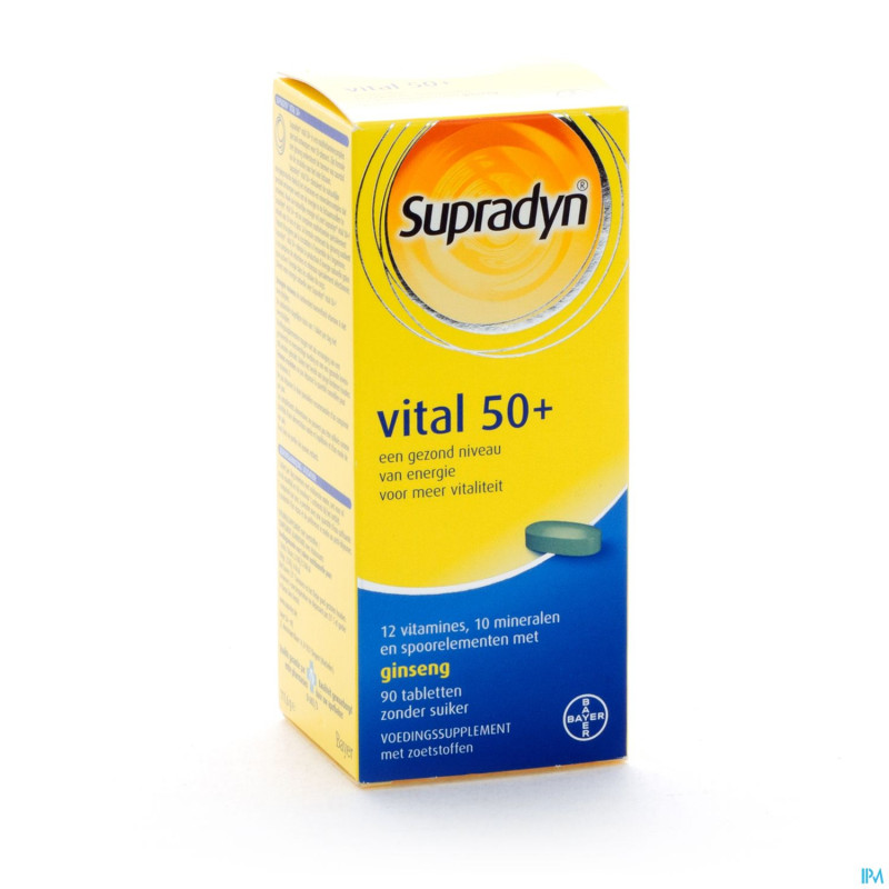 Supradyn vital 50+ flacon    comp  90