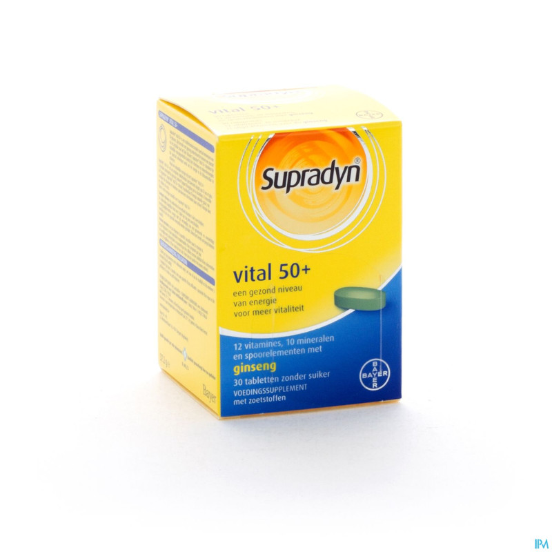 Supradyn vital 50+ flacon    comp  30