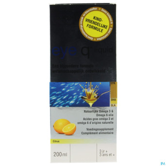 Eye q omega 3/6 epa citrus springf.200mlcfr4418851