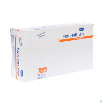 Peha soft gants vinyl sans poudre    l 100 9421728
