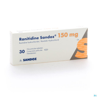 Ranitidine sandoz 150 mg comp  30 x 150 mg