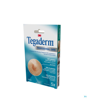 Tegaderm 3m film dressing transp  4 x 4cm  5 1622p