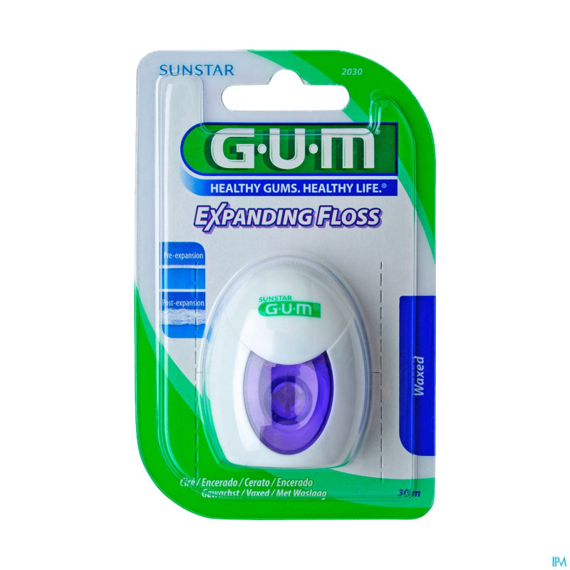 Gum fil dentaire expanding floss 30m    2030