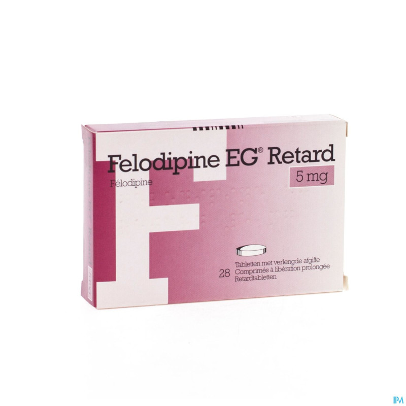 Felodipine eg retard  5mg comp liber prol 28x 5mg