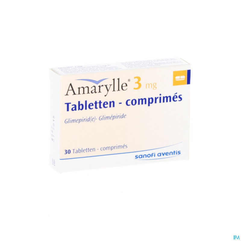 Amarylle tabl 30 x 3 mg
