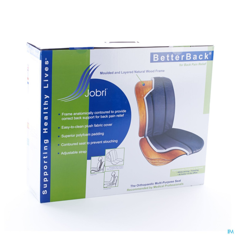 Jobri betterback noir universel