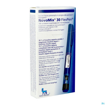 Novomix 30 flexpen 5 x 3 ml 100 u/ml