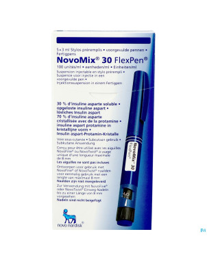 Novomix 30 flexpen 5 x 3 ml 100 u/ml