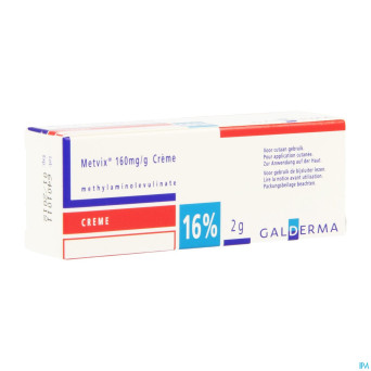 Metvix 160mg/g creme tube 2g