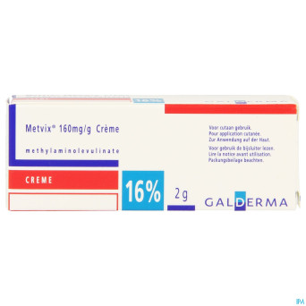 Metvix 160mg/g creme tube 2g