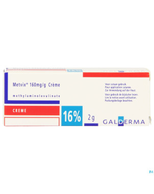 Metvix 160mg/g creme tube 2g