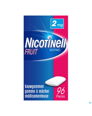 Nicotinell fruit gomme macher-kauwgom 96x2mg