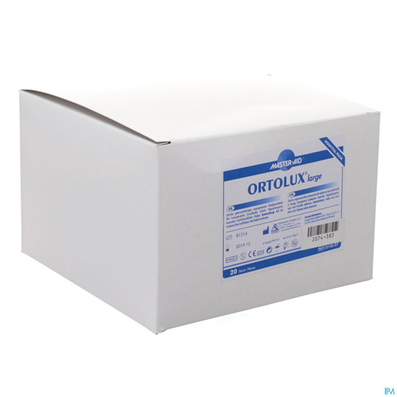 Ortolux large compresse oculaire    20 70108