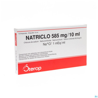 Natriclo amp inj  10 x 585 mg/10 ml