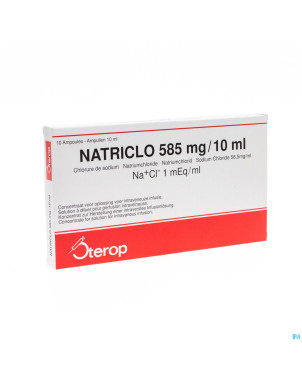 Natriclo amp inj  10 x 585 mg/10 ml