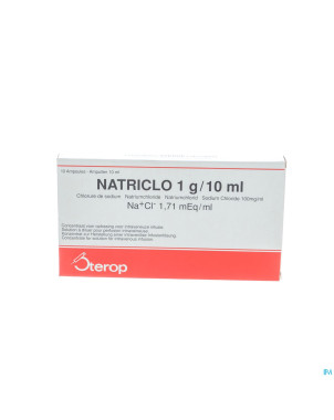 Natriclo amp inj  10 x 1 g/10 ml