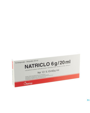 Natriclo amp inj  10 x 6 g/20 ml