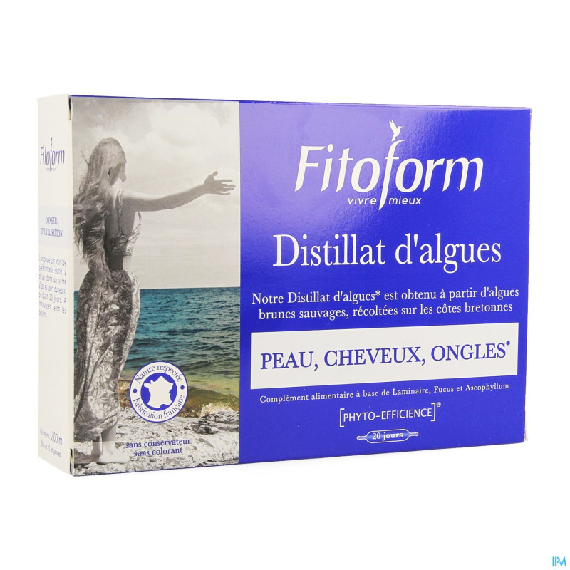 Distillat algues    amp 20x10ml fitoform