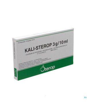 Kali sterop 3,0 g/10 ml amp inj 10