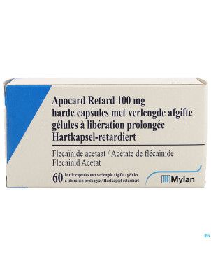Apocard retard caps   60 x 100 mg