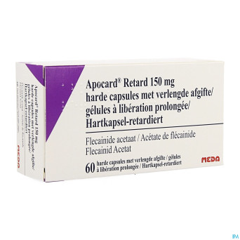 Apocard retard caps   60 x 150 mg