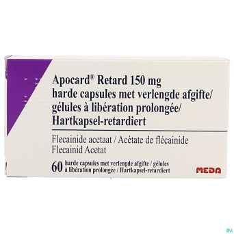 Apocard retard caps   60 x 150 mg