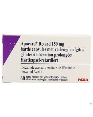 Apocard retard caps   60 x 150 mg