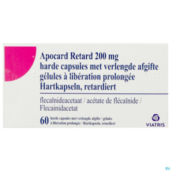 Apocard retard caps   60 x 200 mg