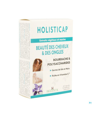 Holisticap soin cheveux-ongles   caps 60 holistica