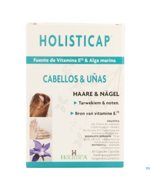 Holisticap soin cheveux-ongles   caps 60 holistica