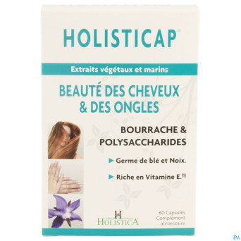 Holisticap soin cheveux-ongles   caps 60 holistica